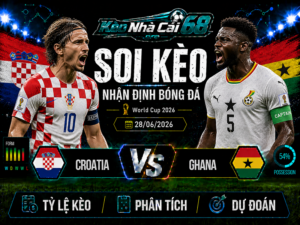 Đội hình dự kiến trước trận Croatia vs Ghana