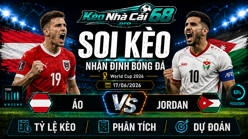 Đội hình dự kiến trước trận Áo vs Jordan Đội hình dự kiến trước trận Áo vs Jordan