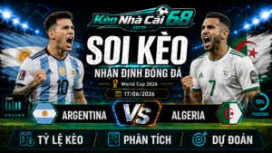 Đội hình dự kiến trước trận Argentina vs Algeria