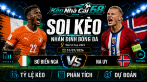 Đội hình dự kiến trước trận Bờ Biển Ngà vs Na Uy