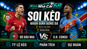 Đội hình dự kiến trước trận Bồ Đào Nha vs D.R. Congo