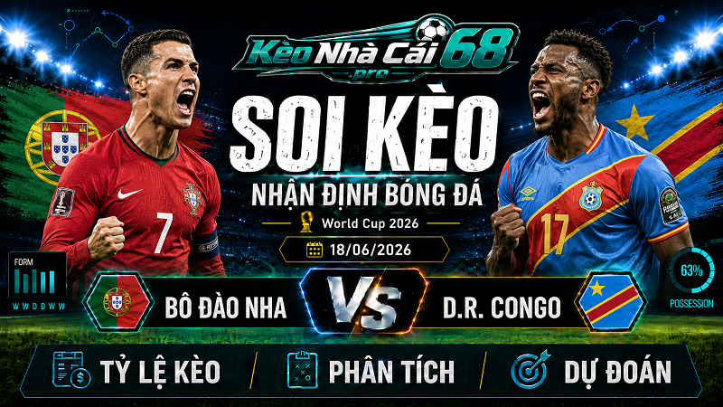 Đội hình dự kiến trước trận Bồ Đào Nha vs D.R. Congo Đội hình dự kiến trước trận Bồ Đào Nha vs D.R. Congo