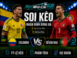 Đội hình dự kiến trước trận Colombia vs Bồ Đào Nha