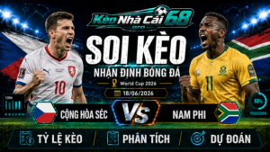Đội hình dự kiến trước trận Cộng hòa Séc vs Nam Phi