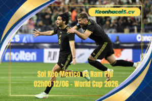 Đội hình dự kiến trước trận Mexico vs Nam Phi