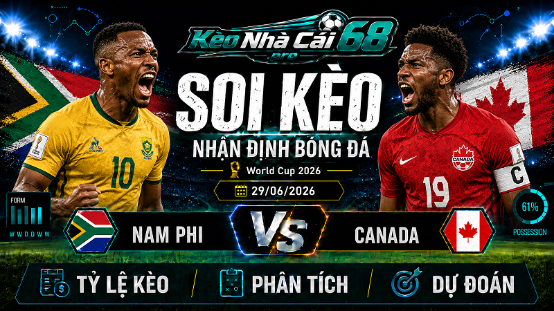 Đội hình dự kiến trước trận Nam Phi vs Canada Đội hình dự kiến trước trận Nam Phi vs Canada