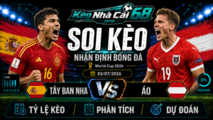 Đội hình dự kiến trước trận Tây Ban Nha vs Áo