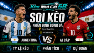 Đội hình dự kiến trước trận Argentina vs Ai Cập