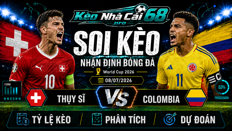 Đội hình dự kiến trước trận Thụy Sĩ vs Colombia Đội hình dự kiến trước trận Thụy Sĩ vs Colombia
